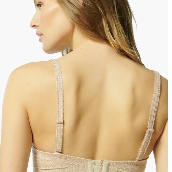 NWT Simone Perele Karma Strapless Underwire Bra 36F Peau Rose Convertible - Picture 2 of 10